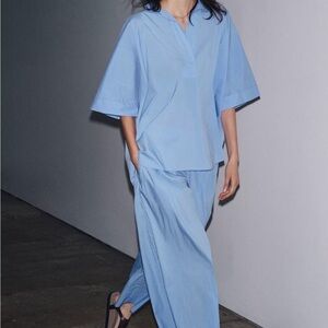 Zara Light Blue Shirt